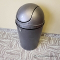 Umbra Black Flip Top Garbage Can
